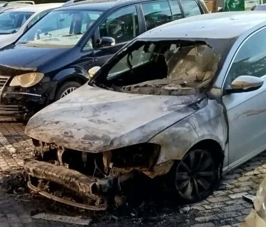 Digjet vetura e gjykatësit Gjoko Ristov